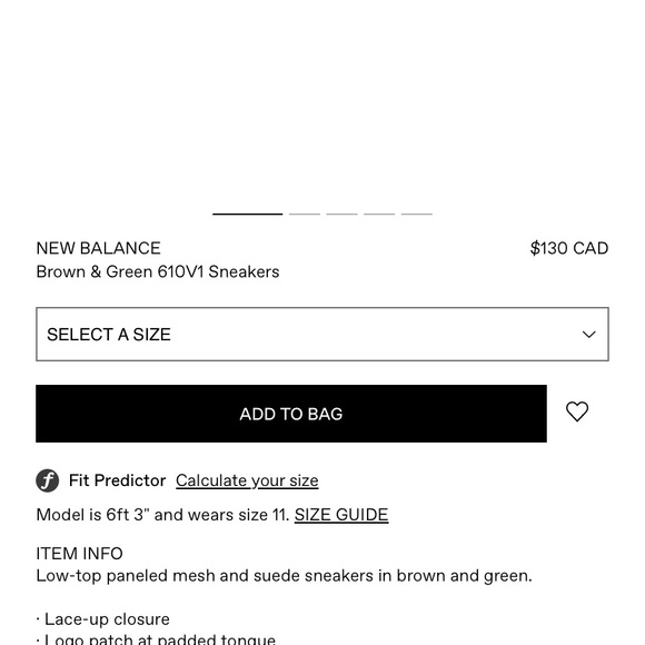 New Balance 610V1 Sneakers - Picture 11 of 11